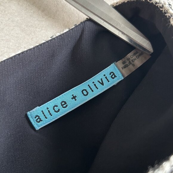 Alice + Olivia Davies Pleated Tweed Skirt ASO Taylor Swift - Picture 8 of 11